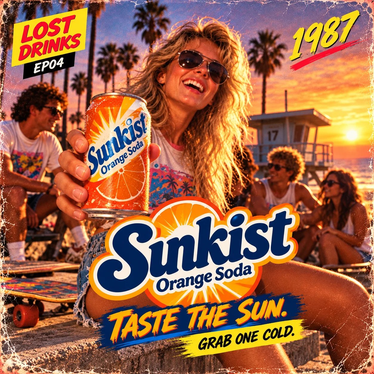 Lost Drinks: Sunkist Orange Soda Kampagne
